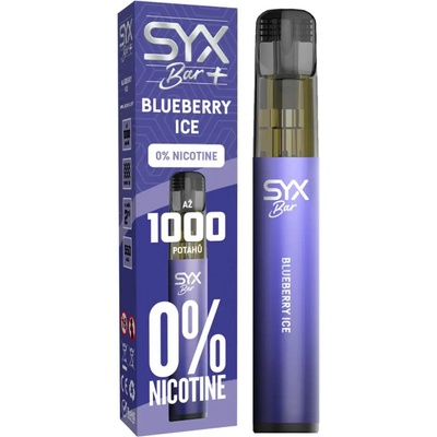 Syx Bar Blueberry Ice Zero 0 mg 1000 potáhnutí – Zboží Dáma