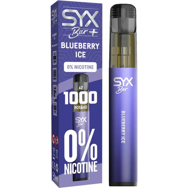 Jednorázové e-cigarety Syx Bar, 950 – 1 000