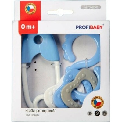 Profibaby Špendlík + osmička s hryzátkami Modrá