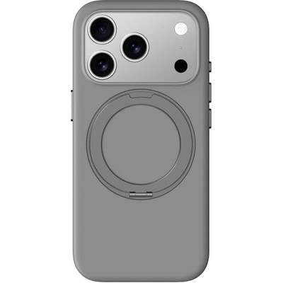 AMAZINGTHING Силиконов (TPU) калъф с MagSafe за iPhone 17 Pro Max - AmazingThing Cloudie MagSpin Magnetic Soft Silicone Case (сив) (IP176.9PCGY)
