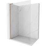 Mexen Kioto-X L параван за душ Walk-in 70 x 200 cm, прозрачен 10 mm, матирана мед - 800-070-107-65-00-X (800-070-107-65-00-X)