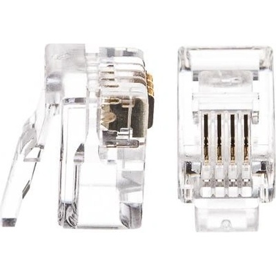 Netrack telefonní konektor RJ9/RJ10, 4p4c 105-61 – Hledejceny.cz