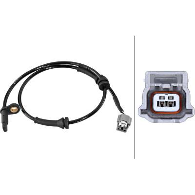 Snímač počtu otáčok kolesa HELLA 6PU 358 218-761 (6PU358218761)