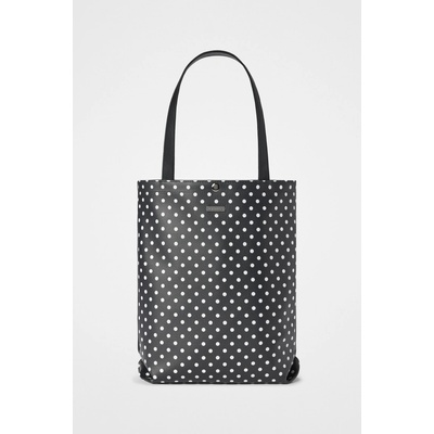 Dara bags kabelka cez rameno Dara bags Shopper BW Dots čierna-biela