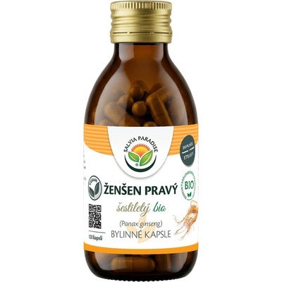 Salvia Paradise ženšen pravý 6 letý ginseng BIO 120 kapslí
