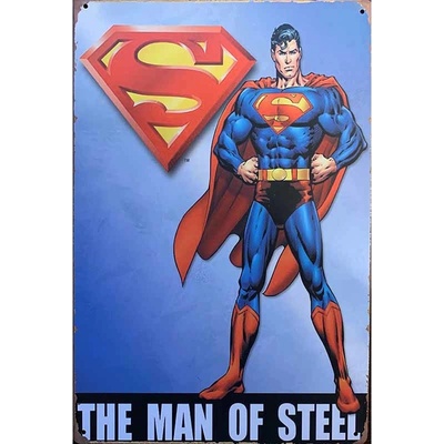 Ceduľa Superman - The Man Of Steel