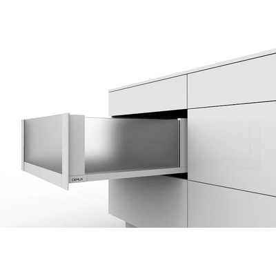 Cemux H Box SLIM vnitřní skleněné bočnice bílé H199/500 mm čelní sklo H170
