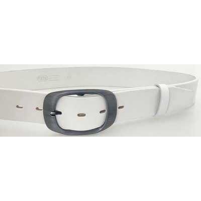 Penny Belts dámský kožený opasek 7200 bílý