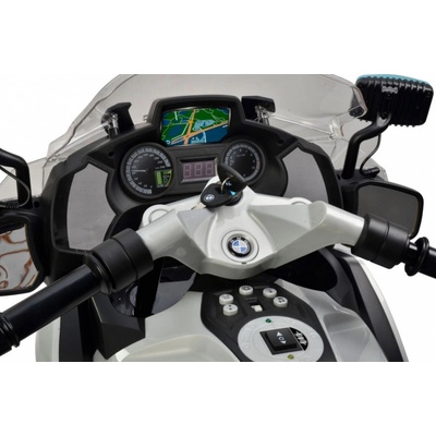 Mamido elektrická motorka BMW R1200 Policie stříbrná – Hledejceny.cz