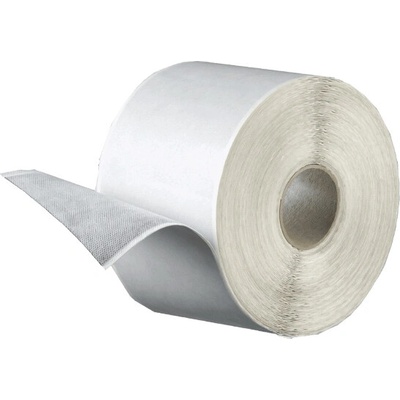 DEBBEX by Den Braven Pás FLEECEBAND (butylový pás s textilií) Varianta: 80 mm × 1 mm, délka 10 m 10 m bílá textilie B37090BD