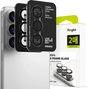 Ringke Протектор за камера за Samsung Galaxy S26 / S26 Plus - Camera Lens Frame Glass (2 pack) - Ringke - Черен