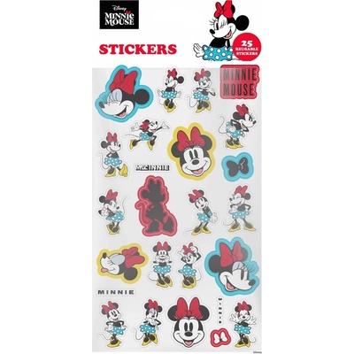 Minnie opakovane použiteľné nálepky