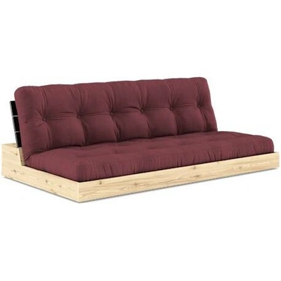 KARUP sofa BASE natural pine black bordeaux 710
