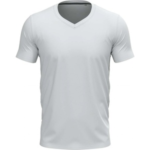 Stedman stretch-t v-neck st9610 / Мъжка еластична тениска с v-образно деколте - бяла s (st9610whis)