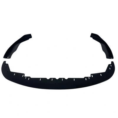 Добавка за предна броня със сплитери за BMW G20 (2018-2021) AC Schnitzer дизайн - черен гланц (51192455832AC)