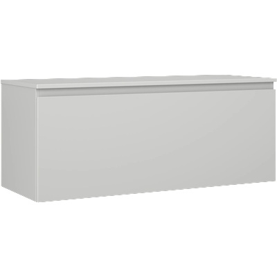 Mexen Orio баня шкаф за мивка 120 см с плот, 1 чекмедже, сив мат - 91A10-12047-1-BFC62 (91A10-12047-1-BFC62)