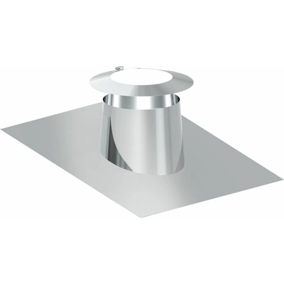 G.Gastro Komínový průchod - 5° - 15° - s dešťovým límcem - z nerezové oceli - Ø 550 mm - D9775860