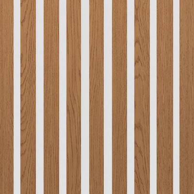 Archo - Akustický panel Design line Folie Dub na bílém HDF 800 x 400 x 21 mm