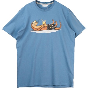 LAKOR Мъжка тениска LAKOR An Otter Vacation T-Shirt - Bering Sea (216-7668-0111)