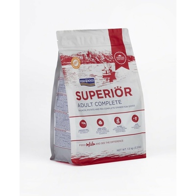 Fish4Dogs Adult Small Superior losos s bramborami 1,5 kg