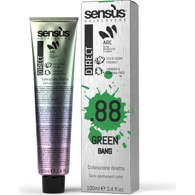 Sensus Direct Bang 88 Green - Přímý pigment 100 ml