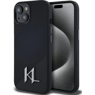Karl Lagerfeld Silicone Shadow Metal Initial MagSafe pouzdro pro iPhone 15 černé (KLHMP15SSCMKMPCK) – Hledejceny.cz