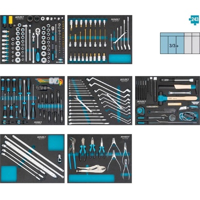 Hazet HAZET sada nářadí, do auta, 0-2500-163/242, 242dílná – Zbozi.Blesk.cz