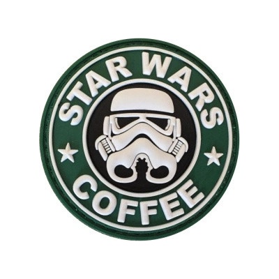 ARMED PATCHES PVC nášivka Star Wars and Coffee