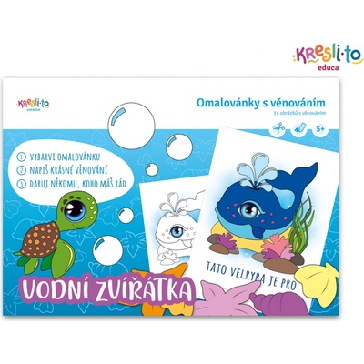 Kresli.to Vymaľuj prianie vodné zvieratká