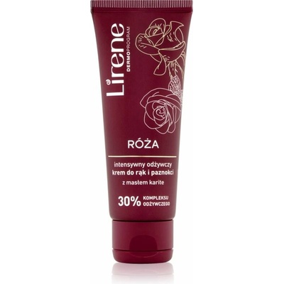 Lirene Rose intenzivně vyživující krém na ruce a nehty 75 ml