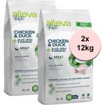 Alleva HOLISTIC Пиле и Патешко Възрастни Мини 2 x 12 кг