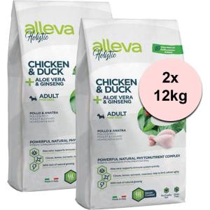 Alleva HOLISTIC Пиле и Патешко Възрастни Мини 2 x 12 кг