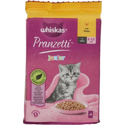 Whiskas pre malé mačiatka s kuracím mäsom 6 x 50 g