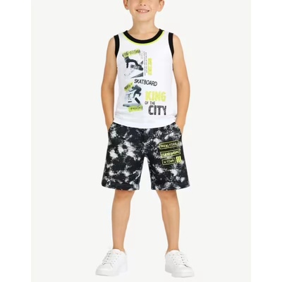 Chicco Boys Shorts And Tank Set White/Multi