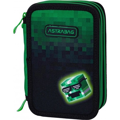 Astra Троен несесер с аксесоари astrabag Пиксел герой, ac31, 20, 5 х 13 х 6 см (as503024057)