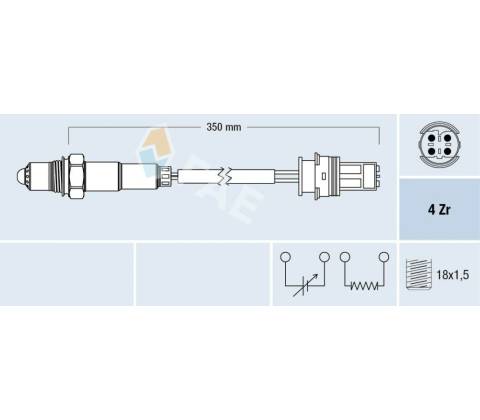 Lambda sonda FAE 77243