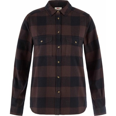 Fjällräven Övik Heavy Flannel Shirt W Black Oak-Black