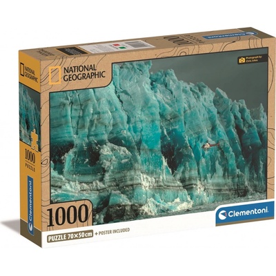 CLEMENTONI National Geographic: Vrtulník zkoumá stěnu Hubbardova ledovce 1000 dílků