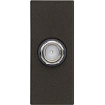 Vimar 30318. G TV Розетка F-конектор Linea, 1M, Black, (VM30318.G)