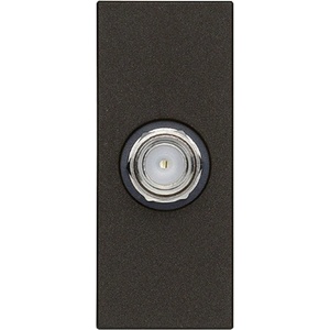 Vimar 30318. G TV Розетка F-конектор Linea, 1M, Black, (VM30318.G)