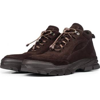 Ducavelli Мъжки боти от велур - Тъмнокафяви #316923 (316923_Кафяво)