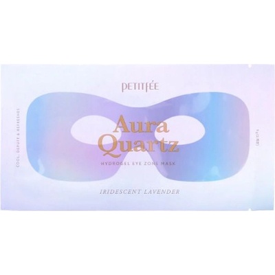 PETITFÉE Aura Quartz Hydrogel Eye Zone Mask Iridescent Lavender -Хидрогел маска за околоочен контур, 8г