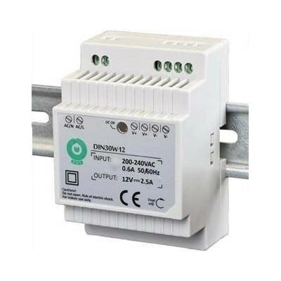 NAPÁJECÍ ZDROJ EURA DIN DIN30W12 12V 2,5 A DC