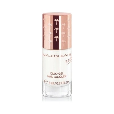 Naj Oleari Oleo gel Nail Lacquer lak na nehty s gelovým efektem 02 milk white 8 ml