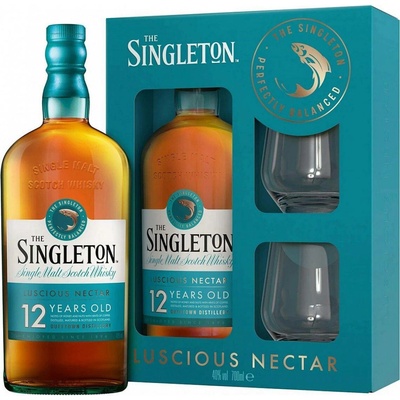Singleton of Duffton 12y 40% 0,7 l (dárkové balení 2 sklenice)