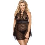 Anais Секси нощница Koszulka-Rhiannon-strigi-GRATIS-CzarnyV-52956-Czarny - Бял, размер XL/XXL