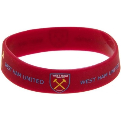 CurePink silikonový FC West Ham United znak 351081 červený