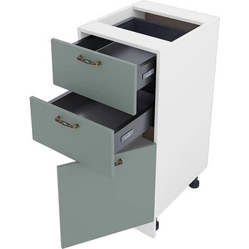 ИРИМ Долен кухненски шкаф Сити БФ-Олив мат-11-53 40 см