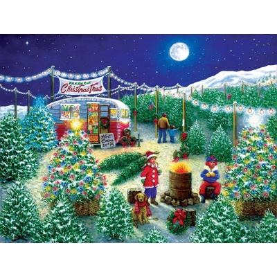 SunsOut XXL A Lot of Christmas Trees 300 dielov