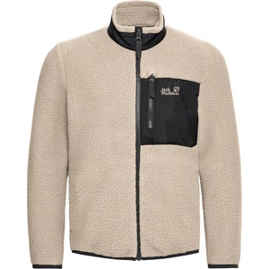 Jack Wolfskin Детско поларено яке Jack Wolfskin Kid's Lite Curl Fullzip Fleece jacket - Oyster - размер 140 (EU) (703-6907-0314)